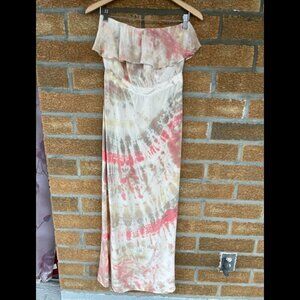 Gypsy 05 Silk Ruffle Maxi Dress XS